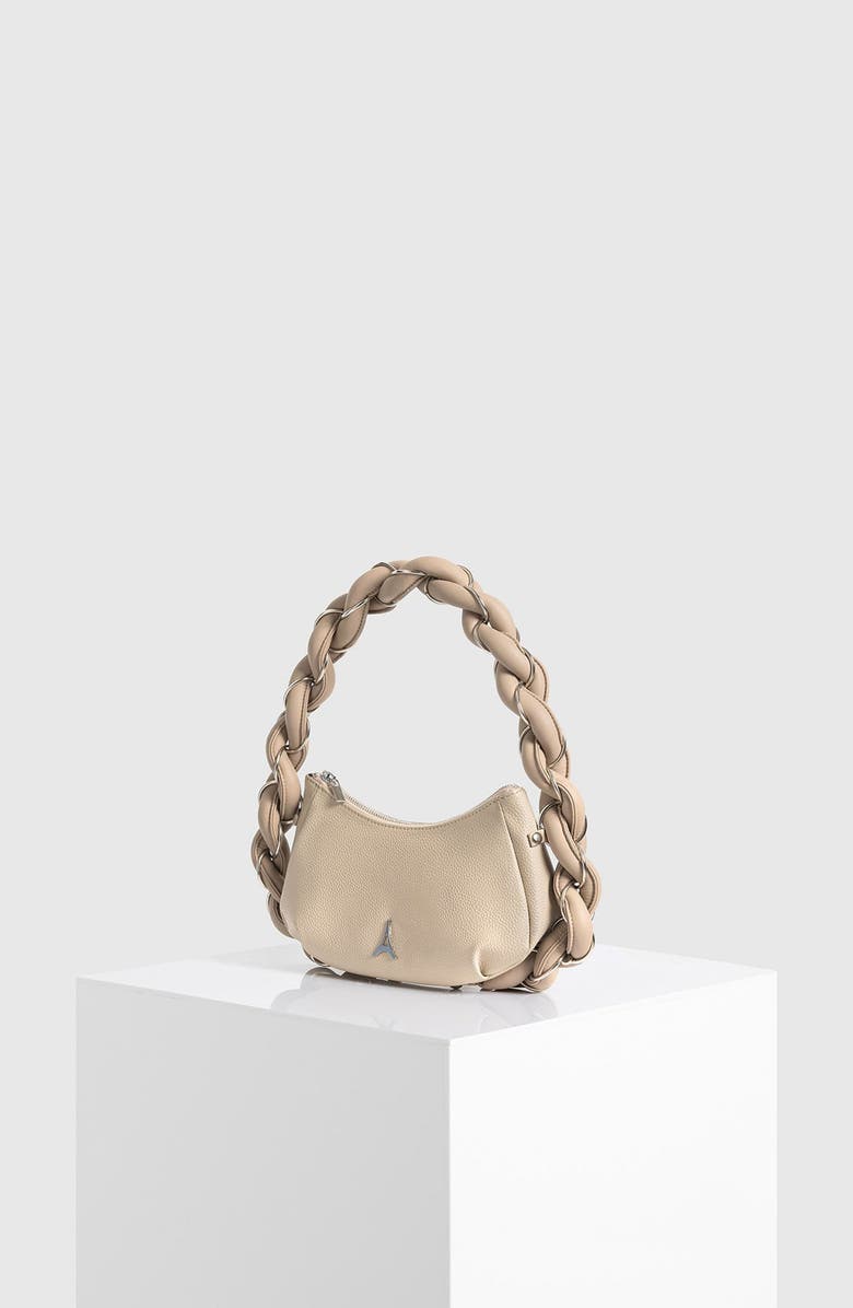 Manière De Voir Somme Leather Handbag, Alternate, color, Beige