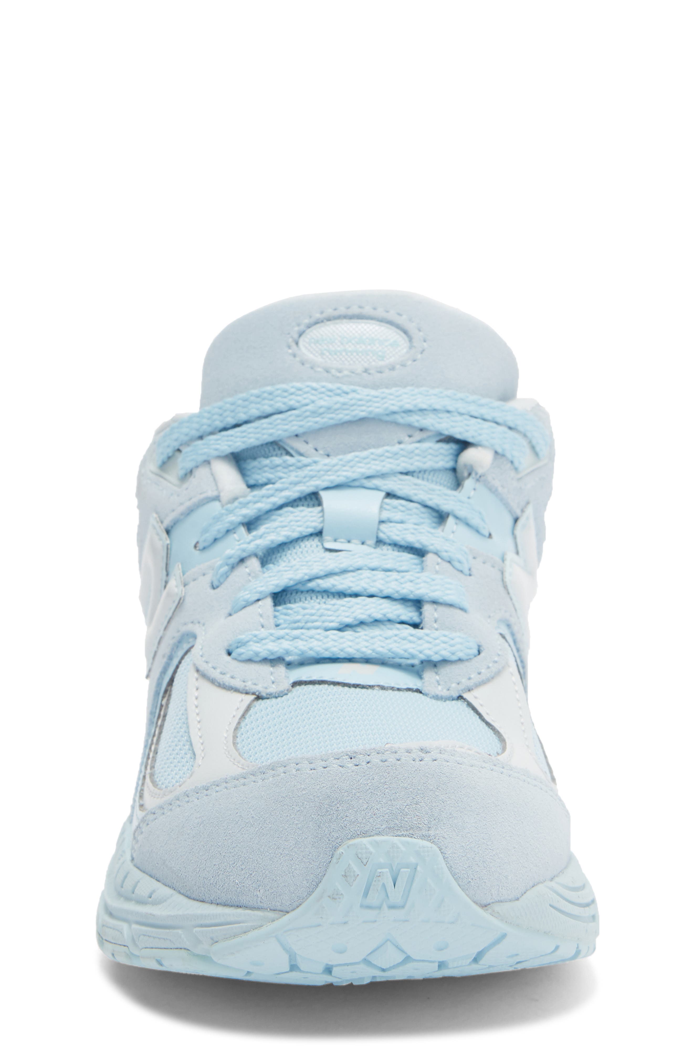 New Balance Kids' 2002 Sneaker, Alternate, color, Light Chrome Blue/ Ice Blue