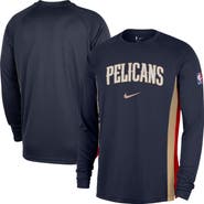 Nike Men's Nike Navy New Orleans Pelicans 2025/26 Authentic Pre-Game Legend Dri-FIT Long Sleeve Shooting Shirt