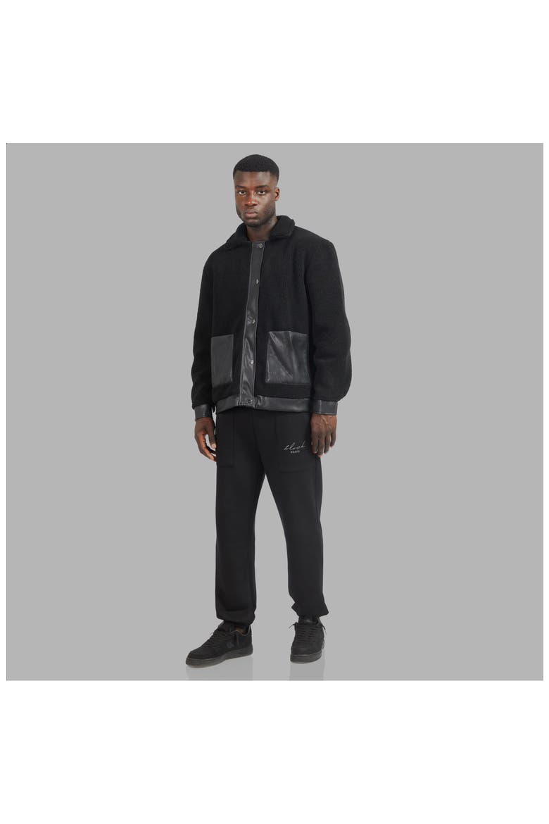 Blvck Shearling Jacket, Alternate, color, Black