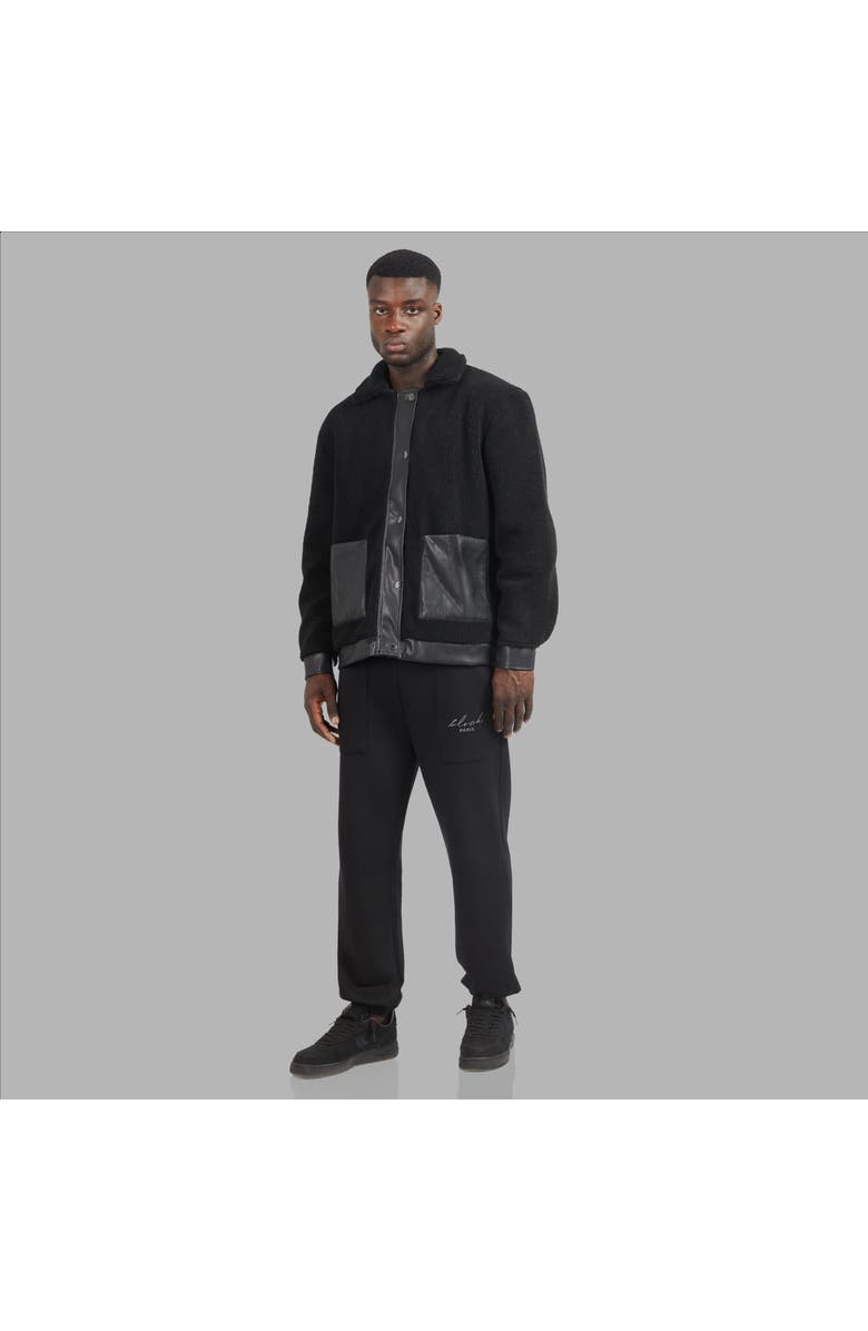 Blvck Paris Blvck Shearling Jacket, Alternate, color, Black