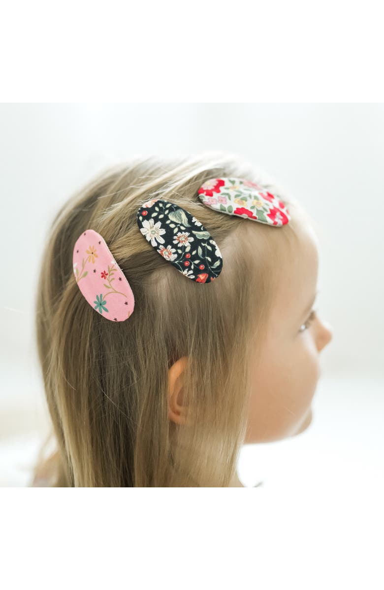 Puttisu Liberty Floral Hair Clip Set of 6, Alternate, color, Wildflower Mix