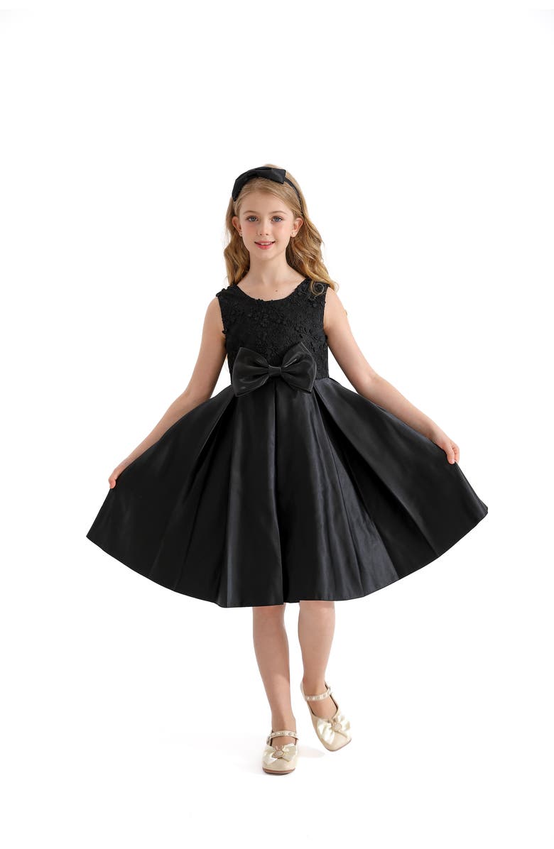 Tulleen Hampton Dress, Main, color, Black
