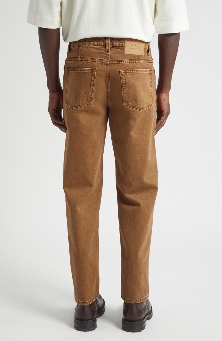 AMI Paris Mattiussi Tapered Leg Jeans, Alternate, color, 216 Hazelnut
