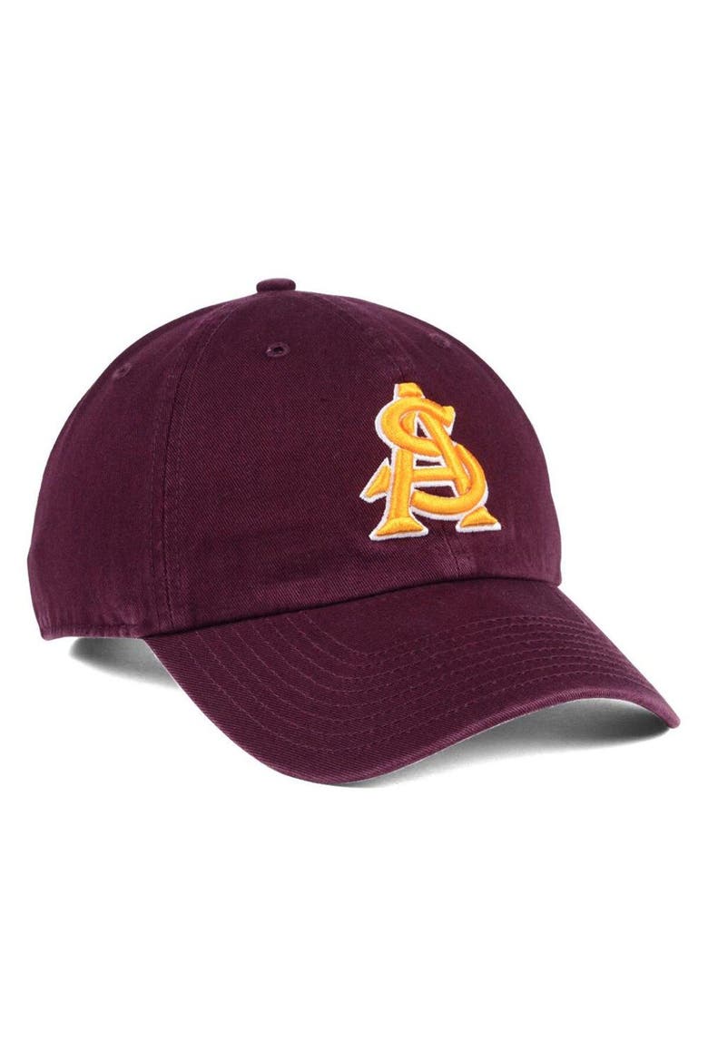 Men's '47 Maroon Arizona State Sun Devils Clean Up Adjustable Hat, Alternate, color, Maroon