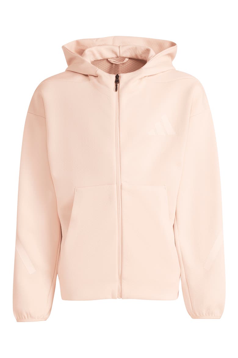 Kids' Z.N.E. Zip Hoodie, Main, color, BLUSH PINK/ PINK TINT