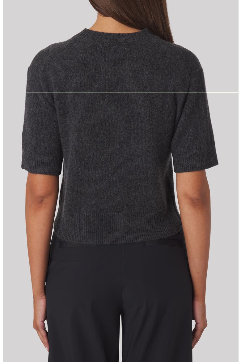 Sally Cashmere Sweater, Alternate, color, BLACK HEATHER/ GREY