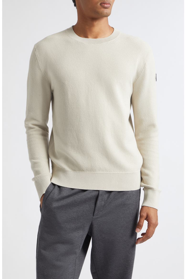Cotton Crewneck Sweater, Main, color, CORNSTALK