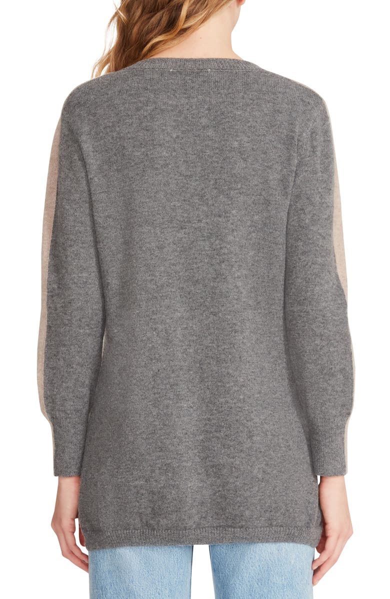Steve Madden Classic Beauty Colorblock Cardigan, Alternate, color, 