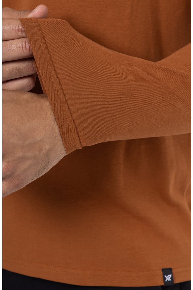 Long Sleeve Henley, Alternate, color, SIENNA