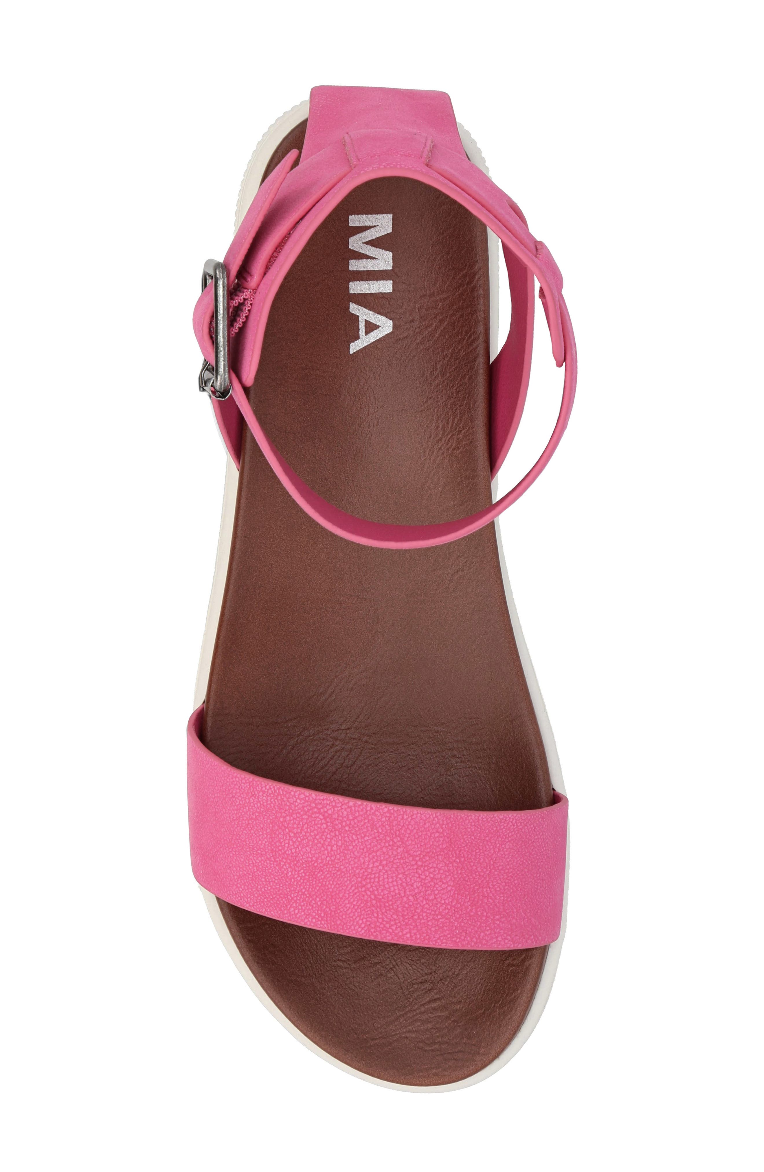 Ellen Platform Sandal, Alternate, color, HOT PINK B