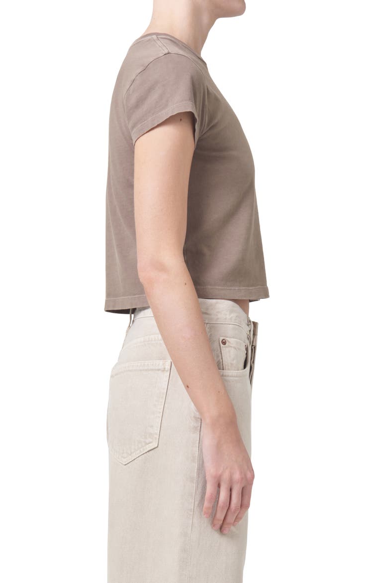 Adine Shrunken Organic Cotton T-Shirt, Alternate, color, KILN