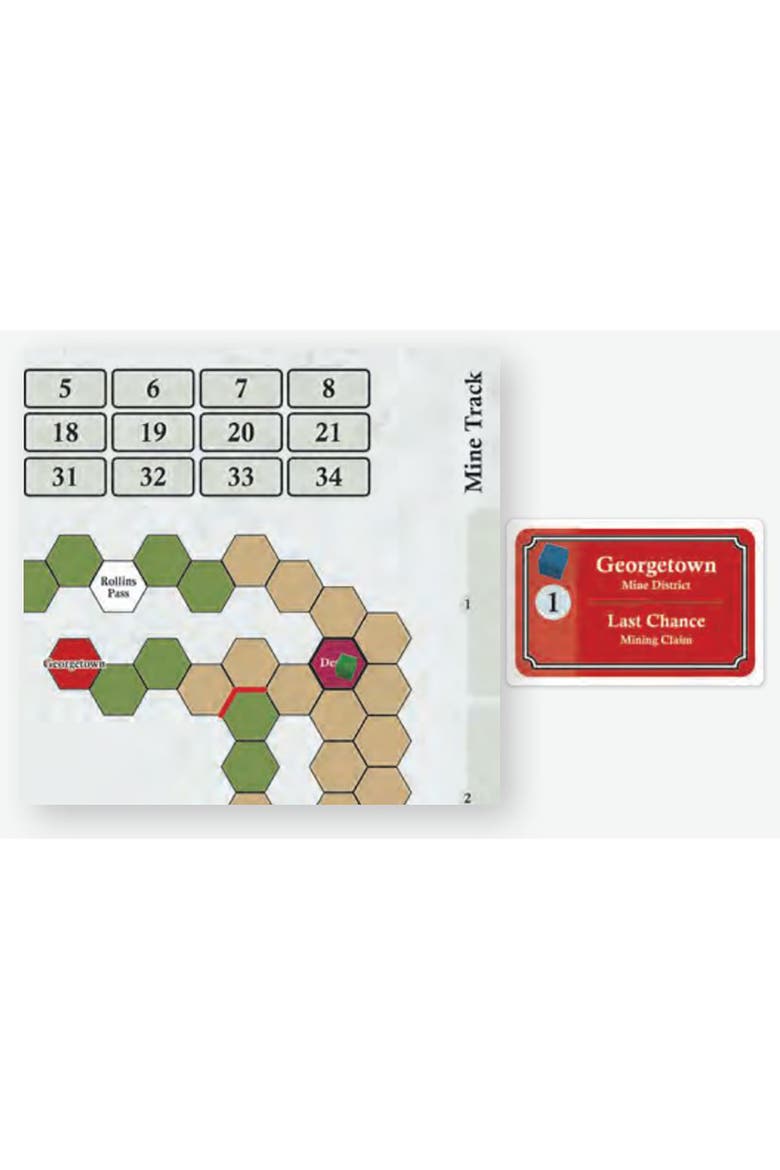 Colorado Midland Strategy Train Board Game, Ages 12+, Alternate, color, Multicolored
