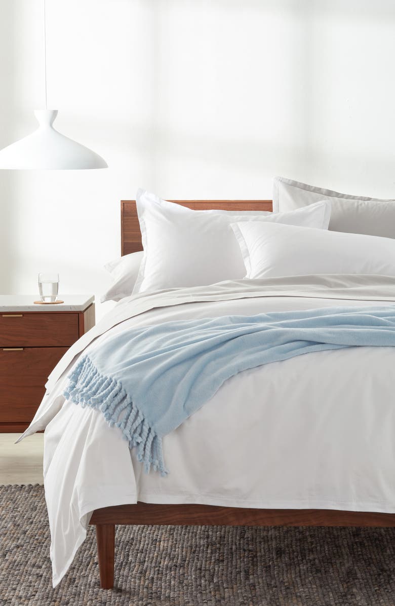 Nordstrom Bliss Throw Blanket, Alternate, color, Blue Skyride