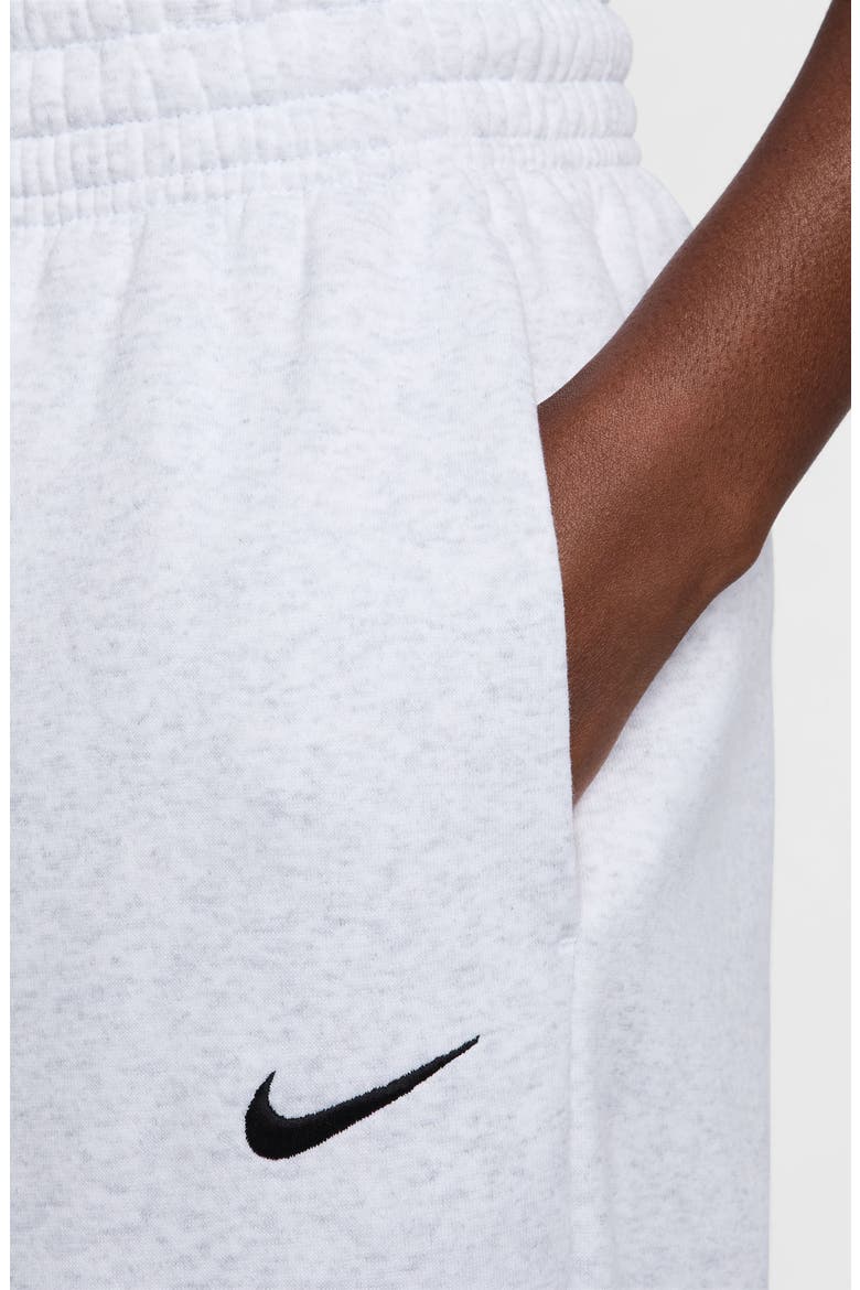 Sportswear Phoenix Fleece High-Waisted Oversized Sweatpants, Alternate, color, 051 B HTHR/BLACK