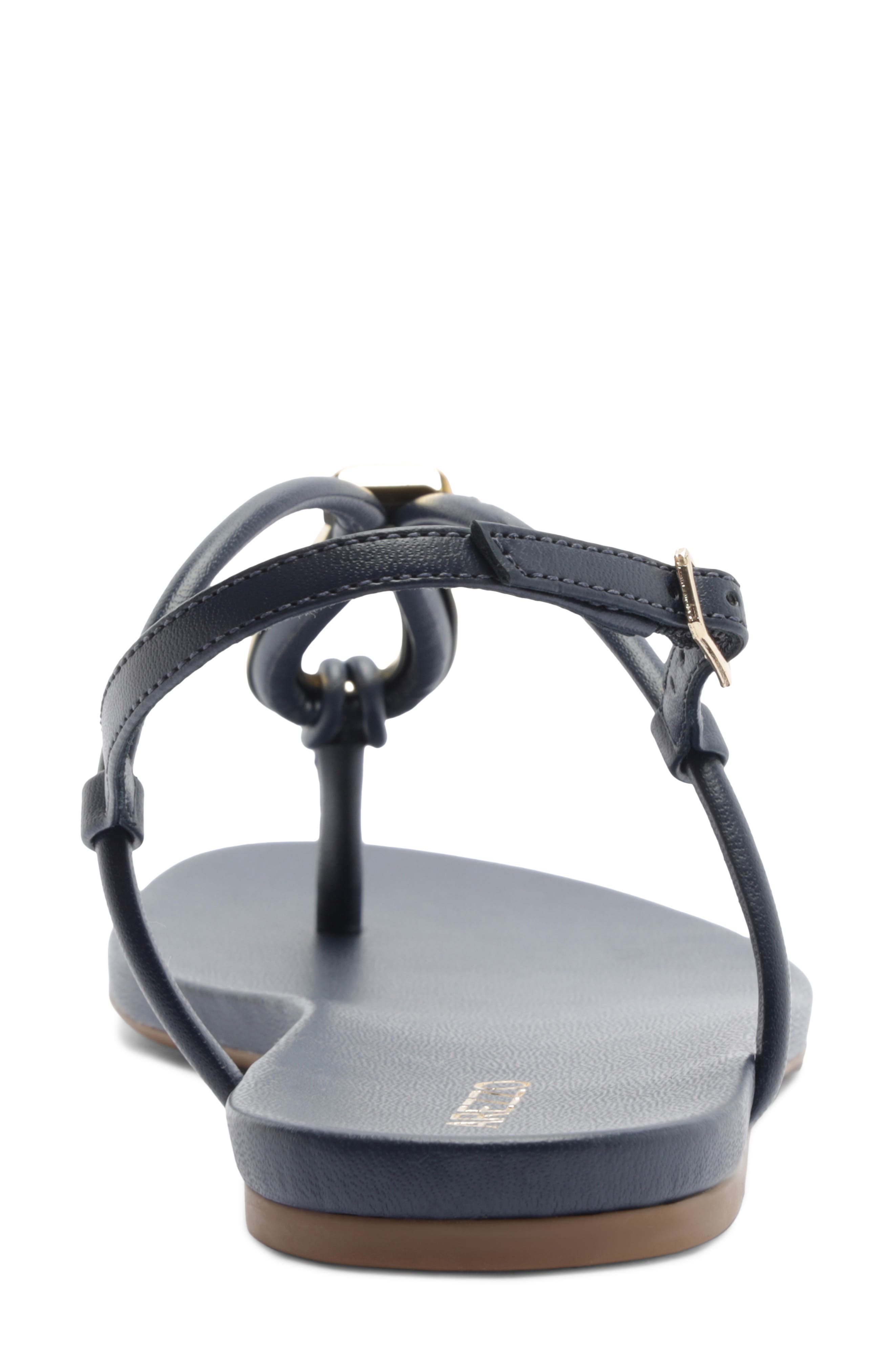 Arezzo Ramona Slingback Sandal, Alternate, color, Navy Nautical