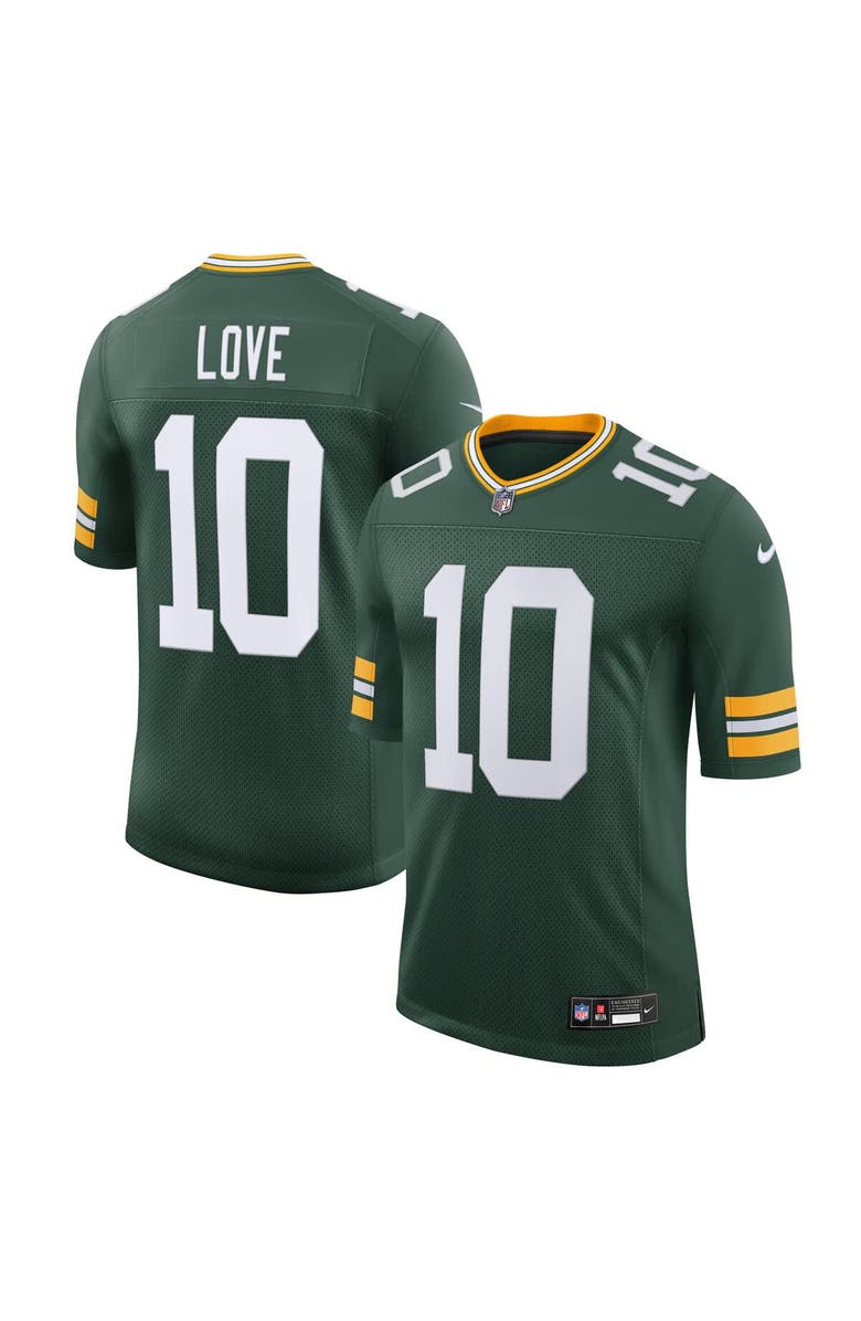Nike Men's Nike Jordan Love Green Green Bay Packers Team Vapor Untouchable Limited Jersey, Alternate, color, Green