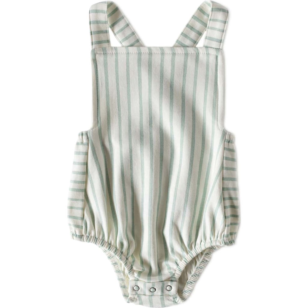 Pehr Crisscross Organic Cotton Bodysuit in Stripes Away Sea  product