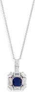 Nadri Rock Stars Halo Pendant Necklace