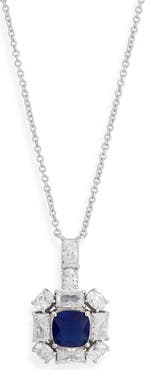 Nadri Rock Stars Halo Pendant Necklace