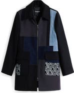 Desigual Patchwork Overcoat