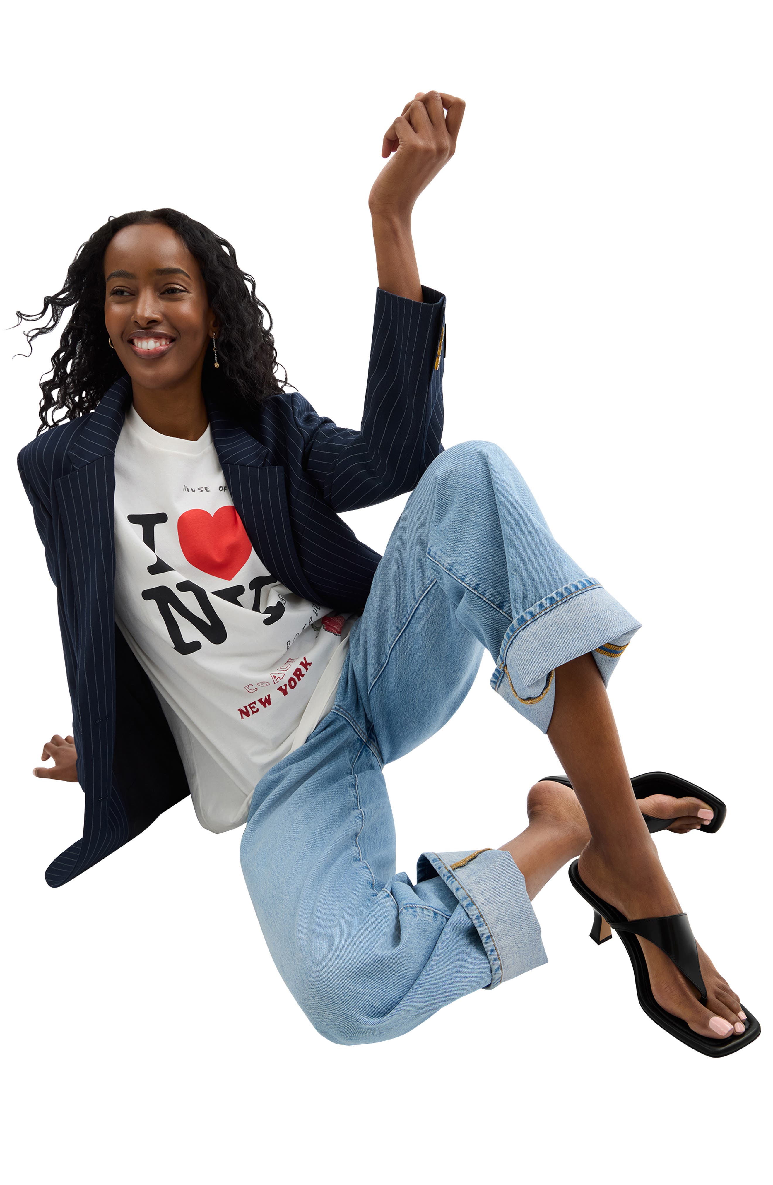 COACH Heritage Hardware Sandal, Alternate, color, 