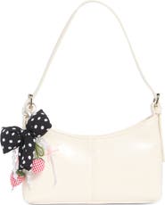 Madden Girl Crinkle Faux Leather Shoulder Bag