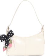 Madden Girl Crinkle Faux Leather Shoulder Bag