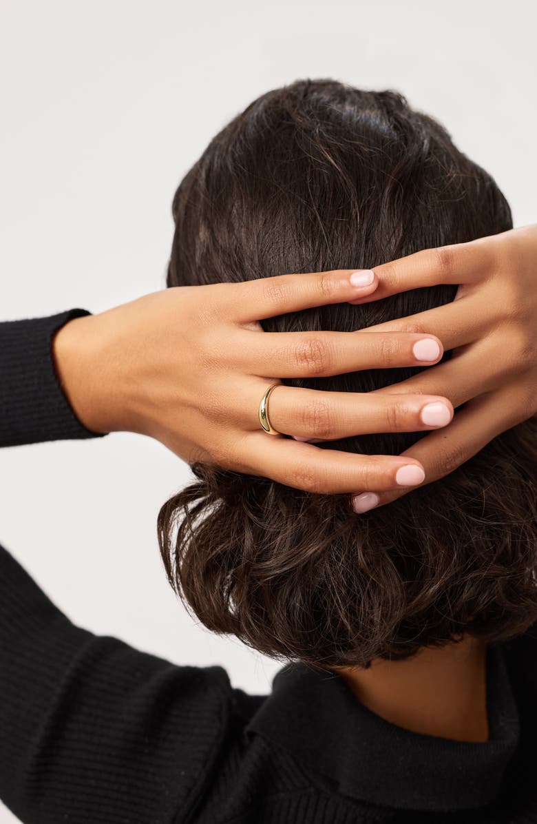 Ana Luisa Gold Band Ring - Gold Slim Dome Ring, Alternate, color, Gold