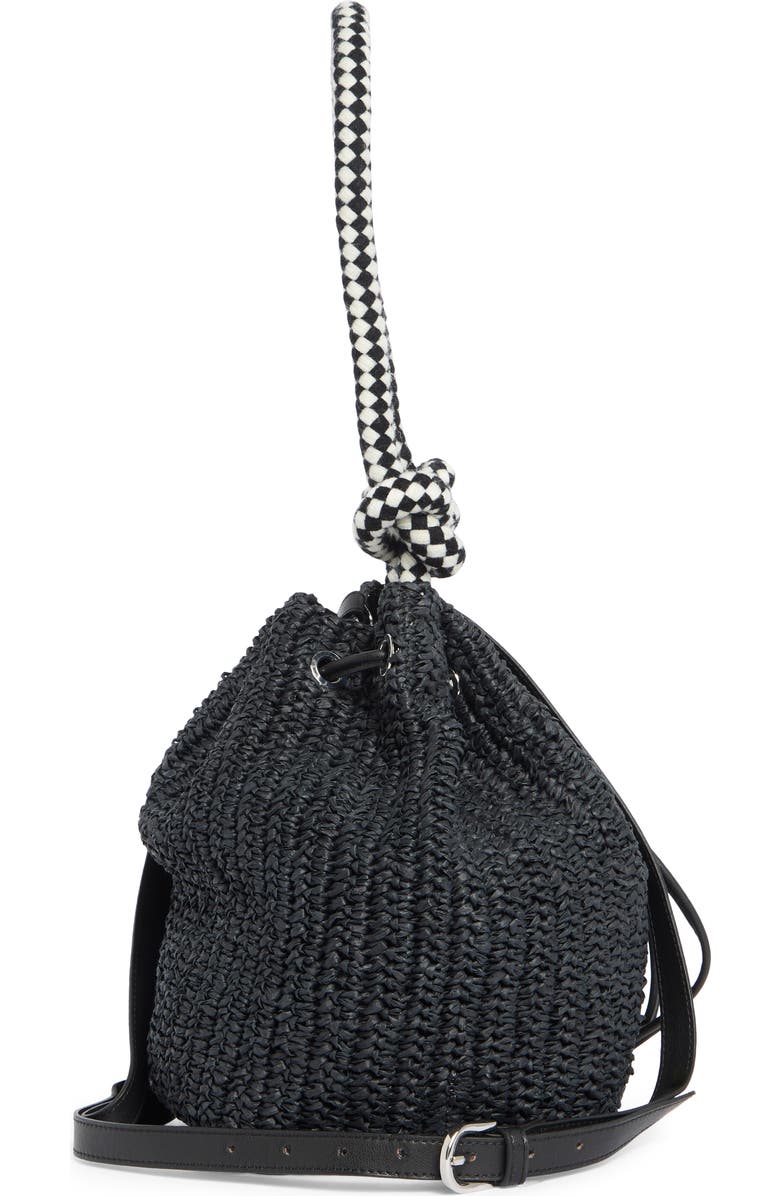 Collection XIIX Drawstring Bucket Bag, Alternate, color, Black