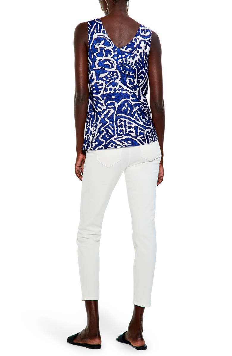 NIC+ZOE Indigo Stamp Tank, Alternate, color, 