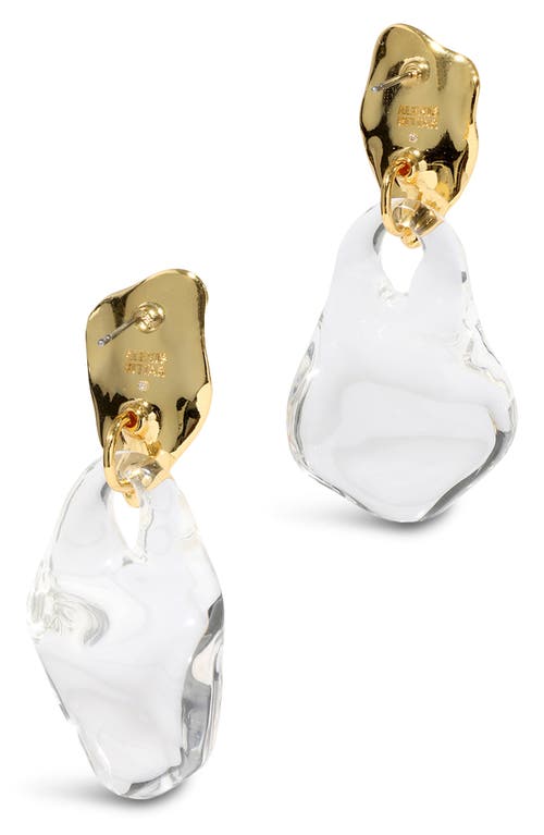 ALEXIS BITTAR ALEXIS BITTAR LIQUID LUCITE® WAFER DROP EARRINGS 