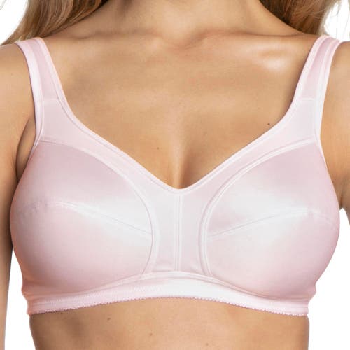 Dominique Intimates Isabella Everyday Wire Free Cotton Lined Bra In Pink