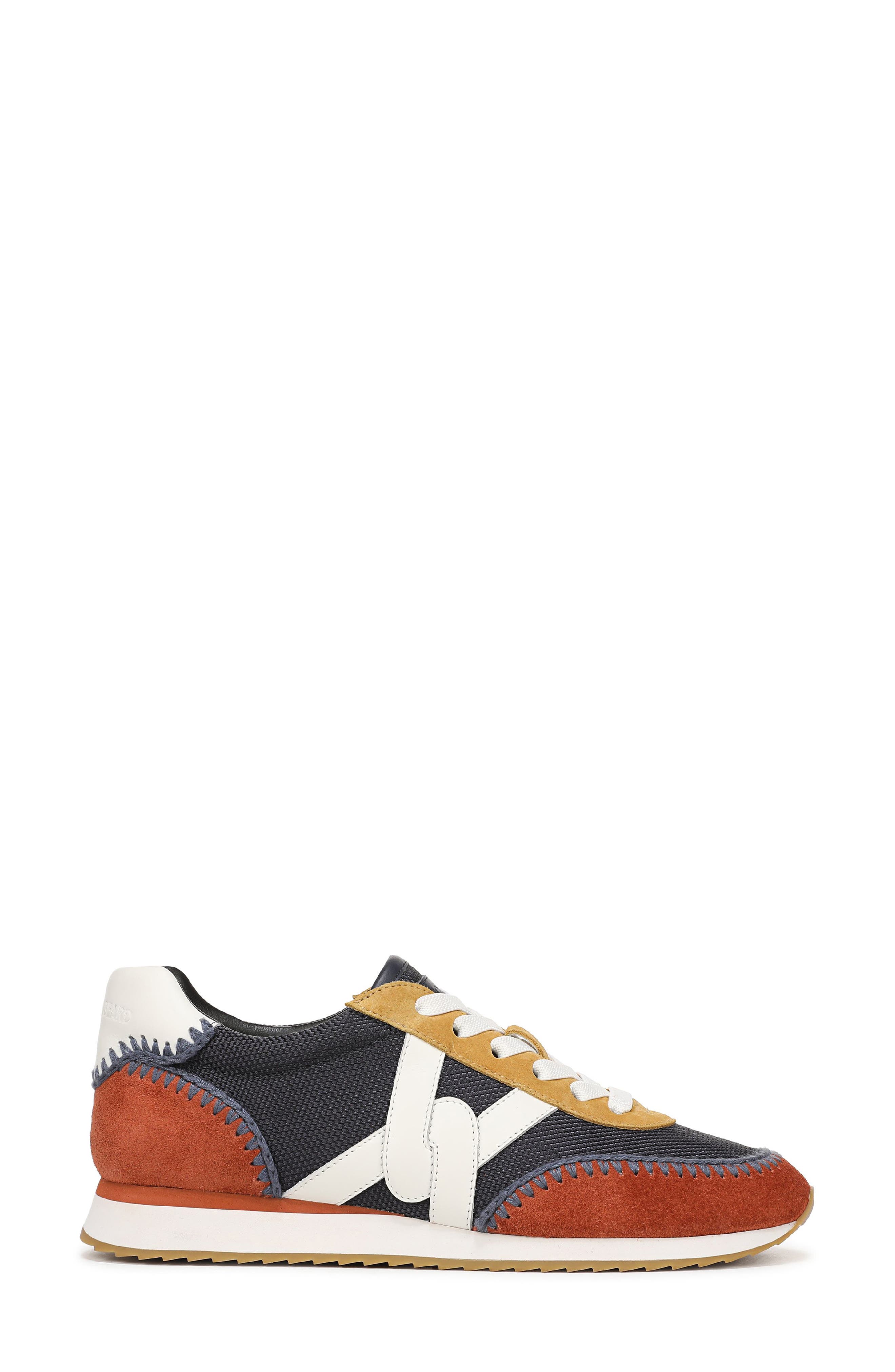 Penrose Slip-On Sneaker, Alternate, color, NAVY/ RUST SUEDE