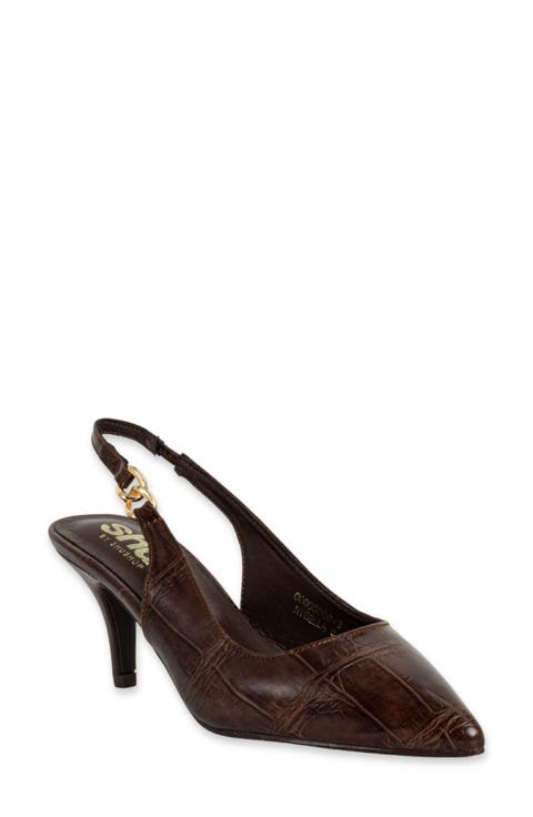 Nigella Pointed Toe Slingback Pump (Women)