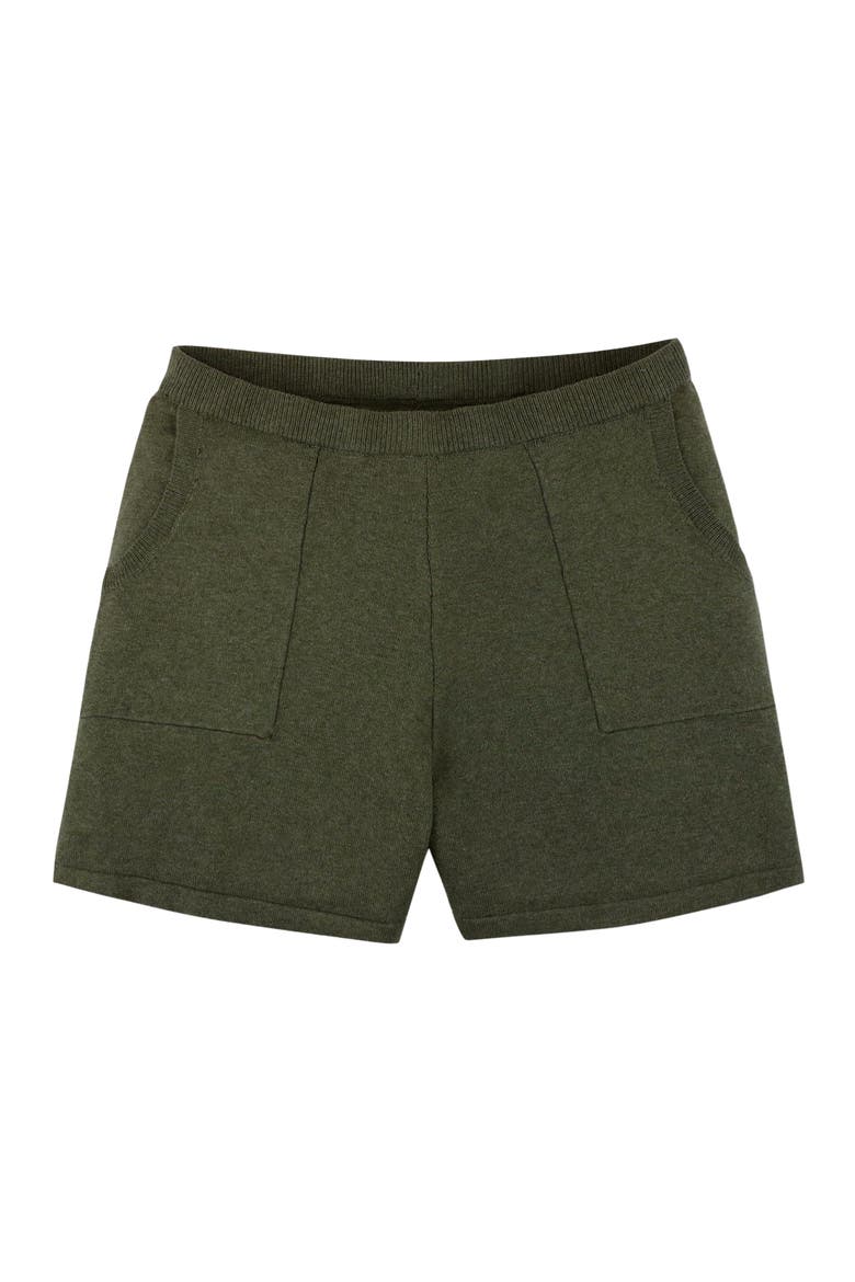 Womens' Sweater Short, Main, color, Olive Heather