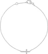 Bony Levy Audrey Diamond Cross Bracelet