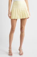 French Connection Sabine Pleated Cotton Twill Miniskirt