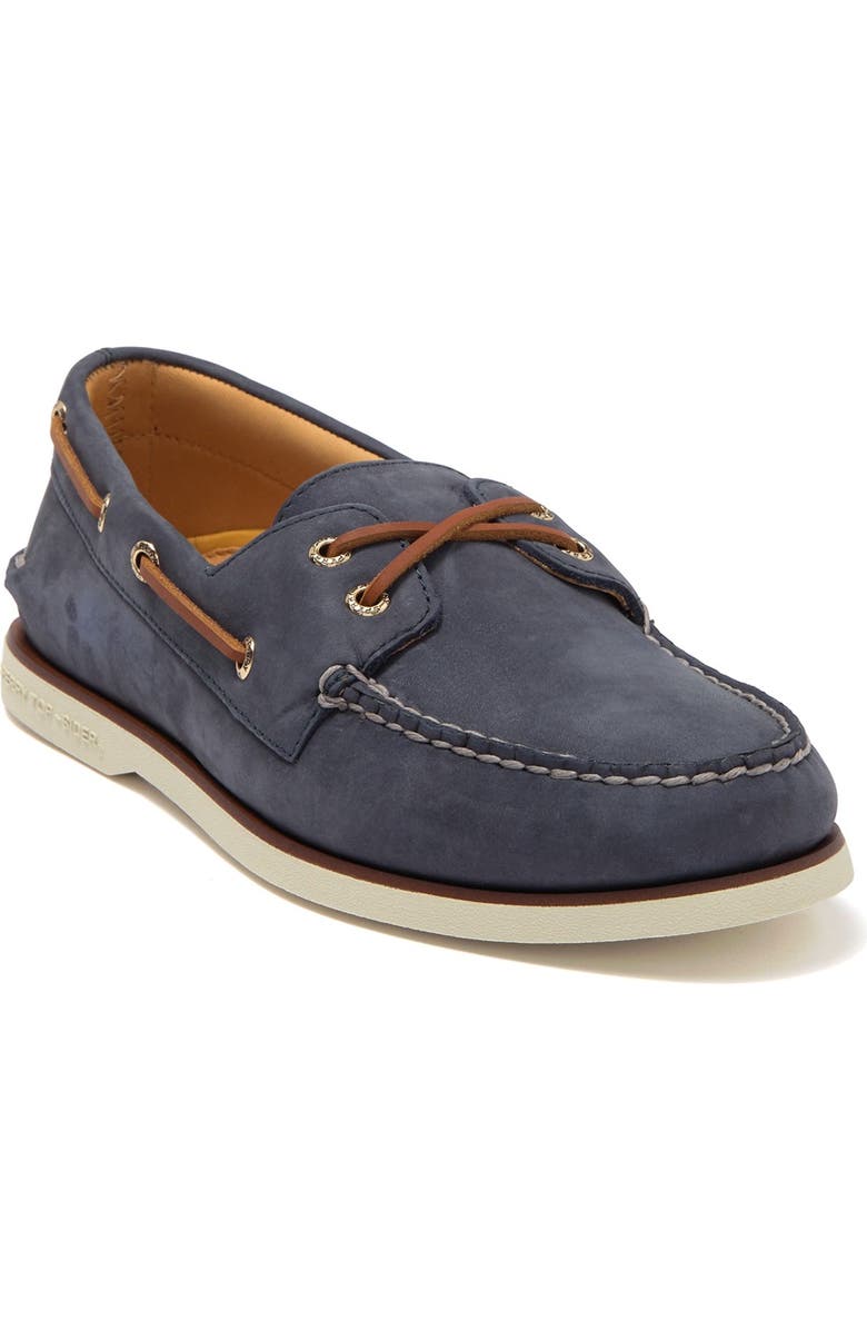 SPERRY TOP-SIDER<sup>®</sup> Gold Cup Authentic Original Cross Lace Boat Shoe, Main, color,
