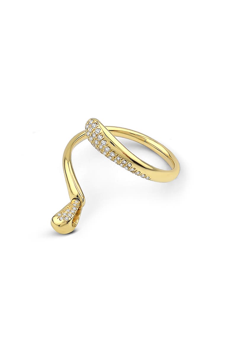 Kloto Mingle Pavé Diamond Ring, Alternate, color, Gold
