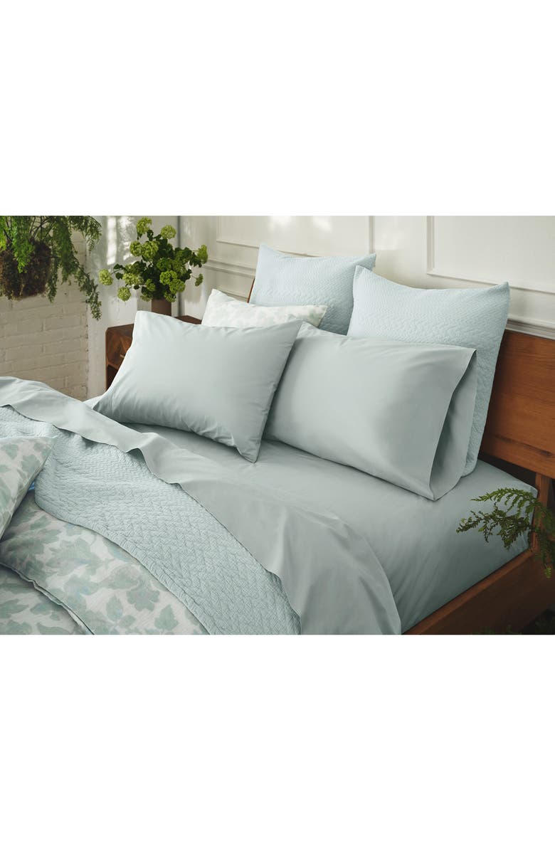Coyuchi Camellia Organic Cotton Sateen Duvet Cover, Alternate, color,