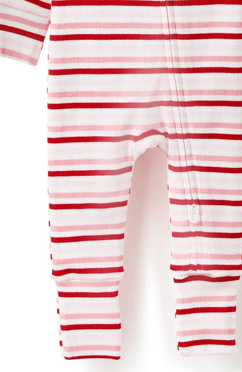 Cotton On Kids The Billie Long Sleeve Rib Romper In Red