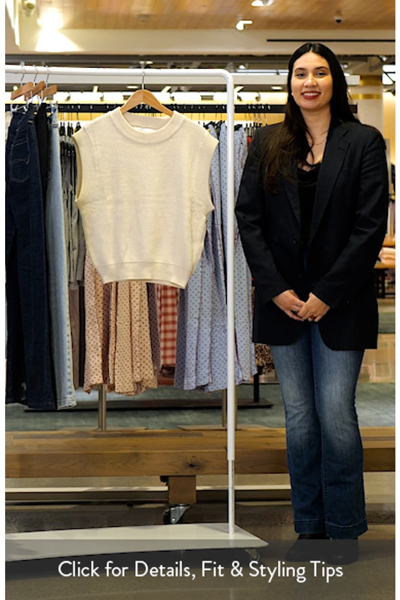 Cap Sleeve Rib Sweater video