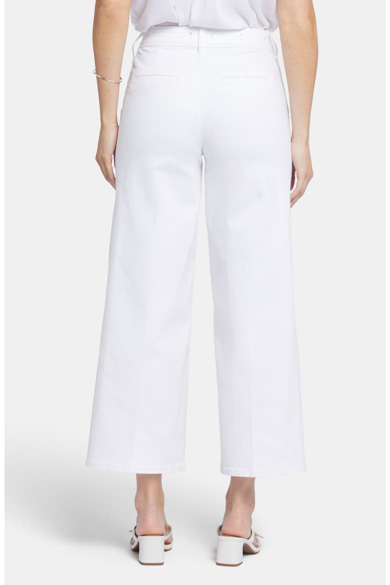 Mona High Waist Ankle Wide Leg Trouser Jeans, Alternate, color, OPTIC WHITE
