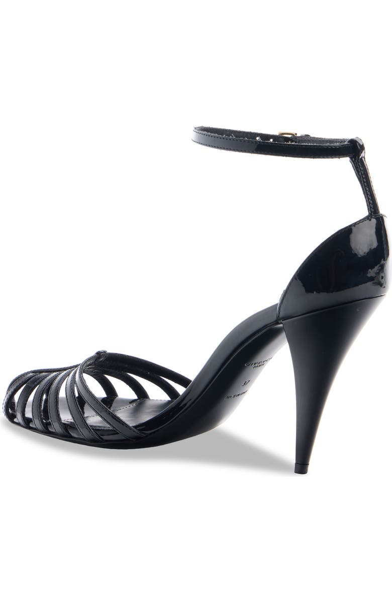 Givenchy Cage Sandal, Alternate, color, Black