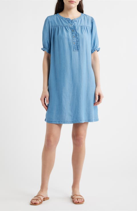 Rhea Ruffle Shift Dress