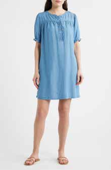 beachlunchlounge Rhea Ruffle Shift Dress