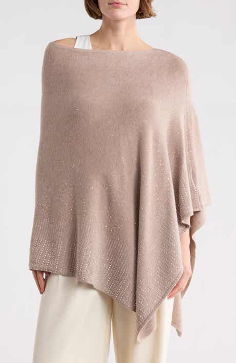 La Fiorentina Embellished Poncho