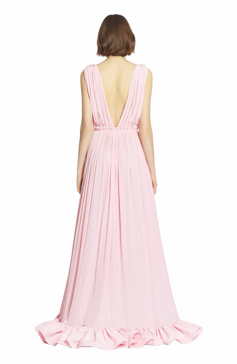 Lanvin Long Dress With Ruffles, Alternate, color, 