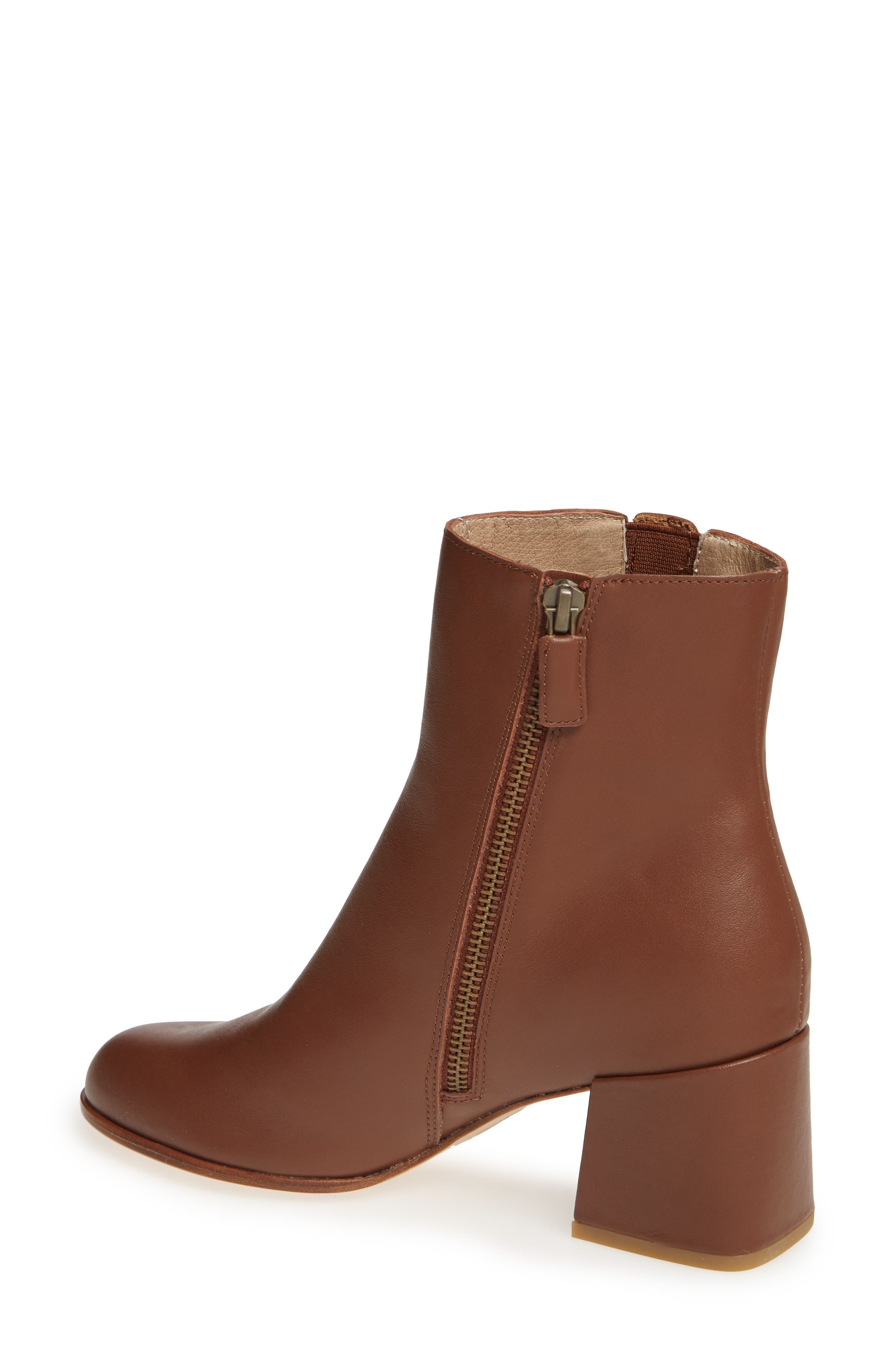 Tris Bootie, Alternate, color, TOFFEE LEATHER